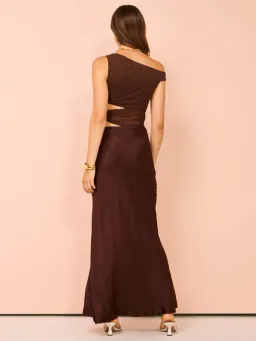 Bec & Bridge Ophelia Maxi Dress In Cocoa Size 10 for rent on The Volte - image 3