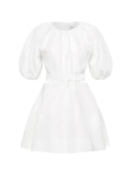 Aje Mimosa Cut Out Mini Dress White Size AU 10 for rent on The Volte - image 4