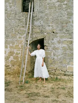 All That Remains Ines Dress in White Size AU 8 for rent on The Volte - image 1