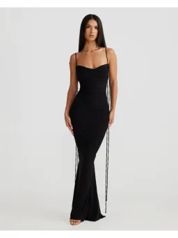 Melani the Label Jiani Gown Black Size AU 8 for rent on The Volte - image 2