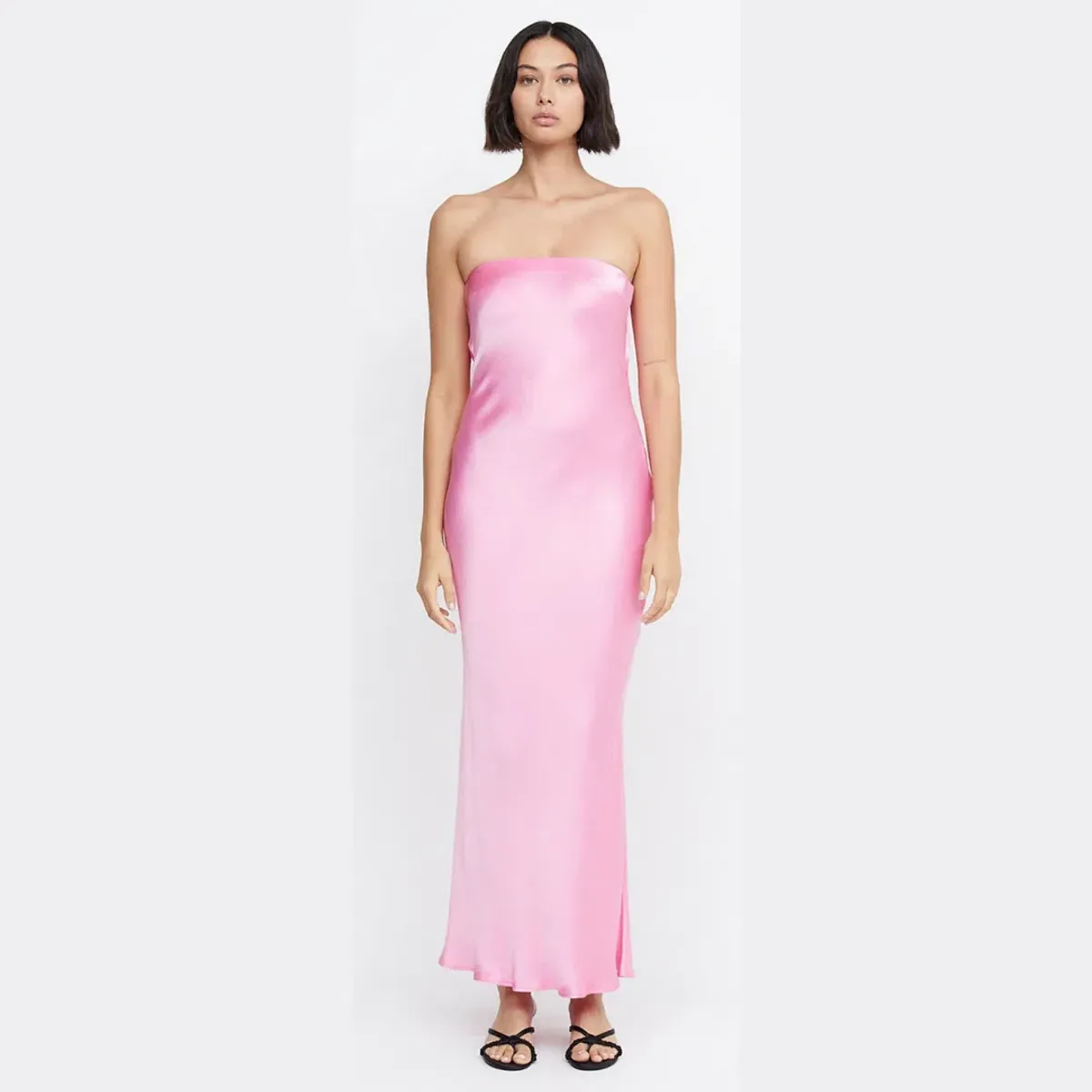 Bec & Bridge Moon Dance Strapless Dress Pink Size S / AU 8 for rent on The Volte - main image