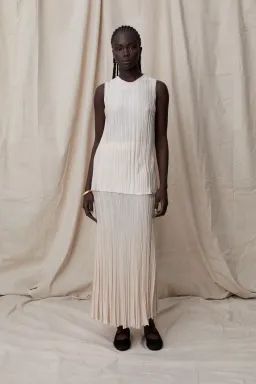 Blanca Adelina Top and Skirt Set Cream Size 8 for rent on The Volte - image 1