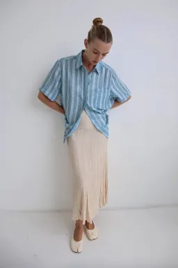 Blanca Adelina Top and Skirt Set Cream Size 8 for rent on The Volte - image 6