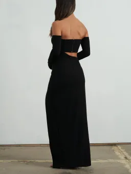 Effie Kats Hall of Fame Gown Black Size S / 8 AU for rent on The Volte - image 3