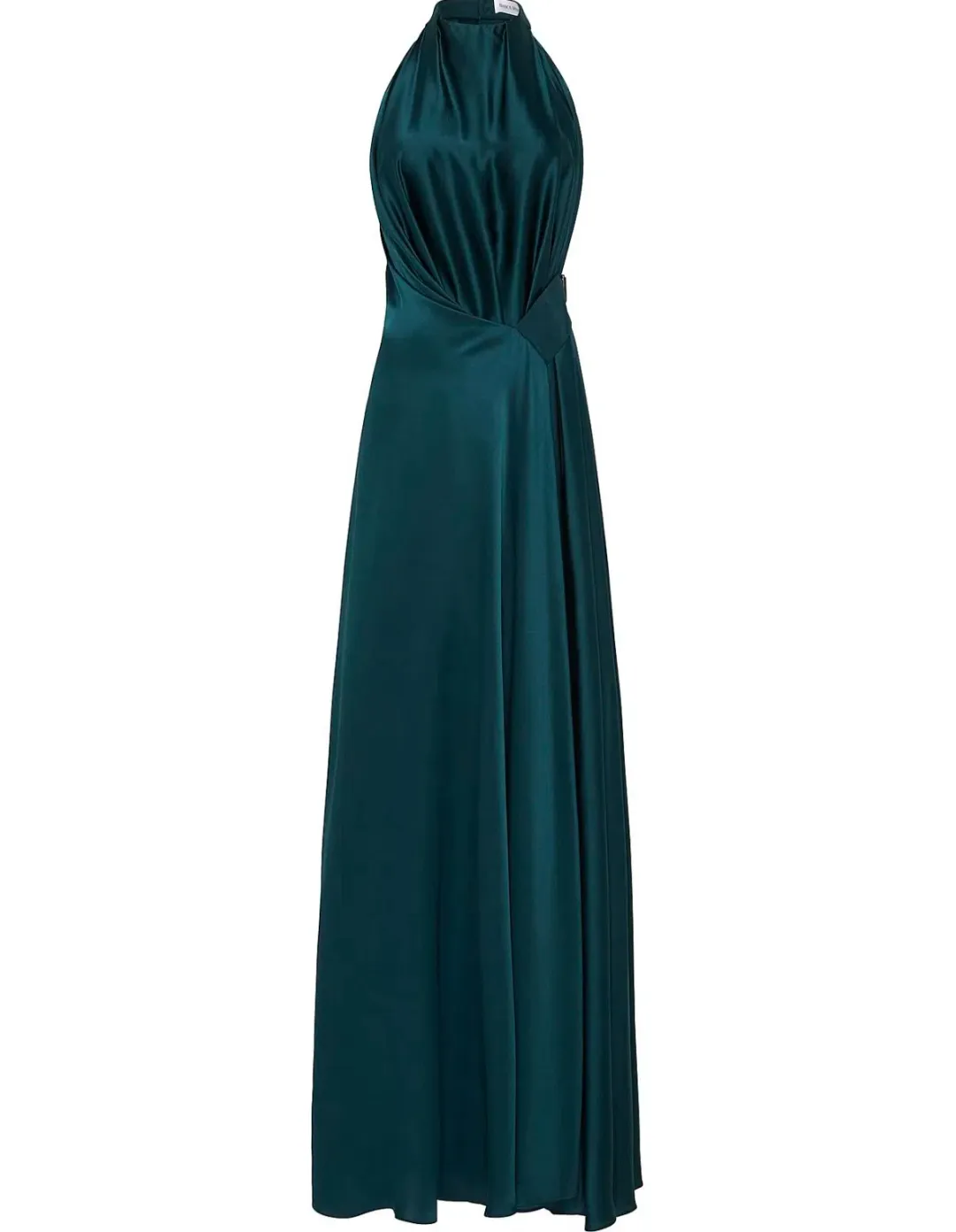 Bianca Spender Isabella Silk Gown Green Size 10 for rent on The Volte - main image