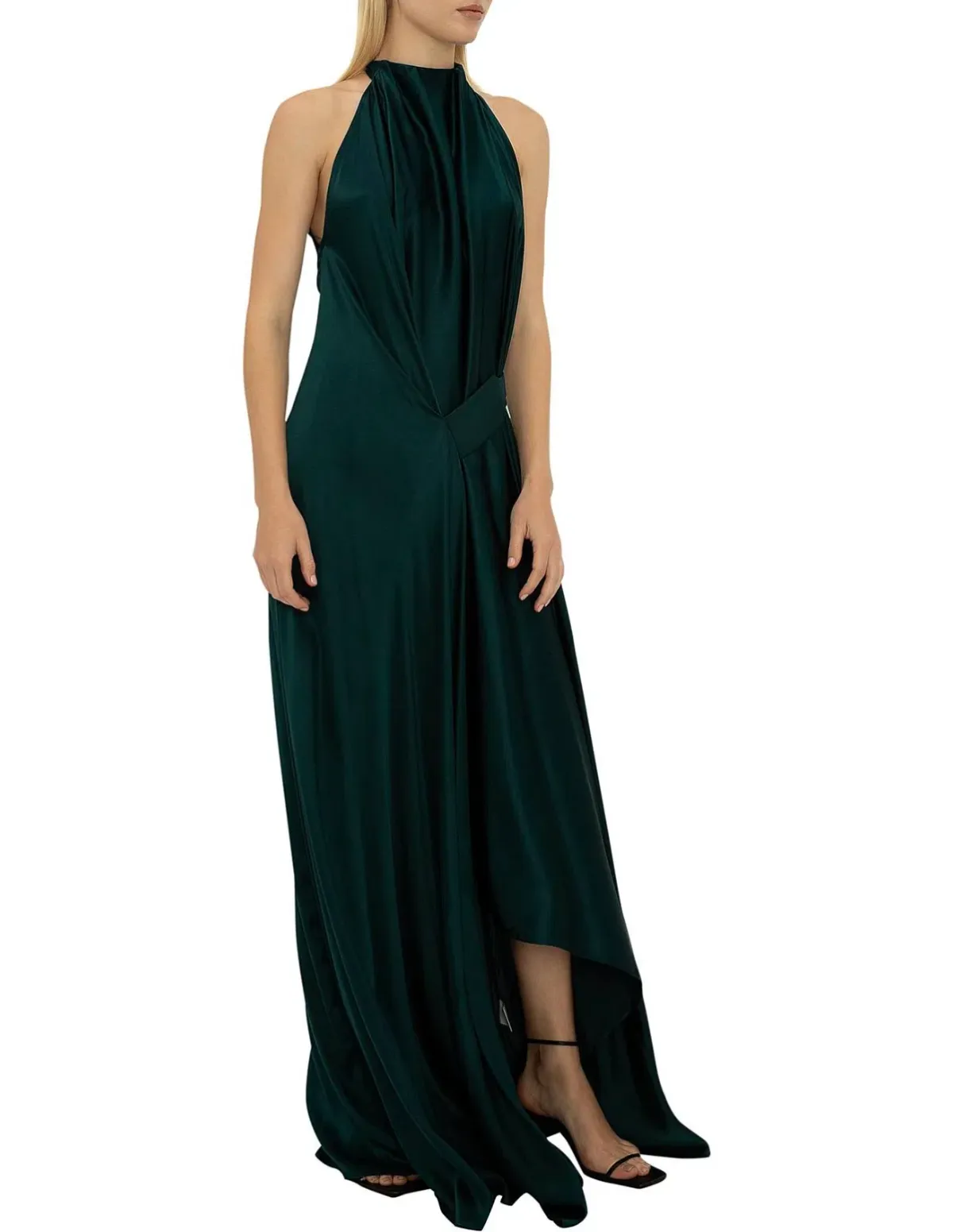 Bianca Spender Isabella Silk Gown Green Size 10 - Image 5