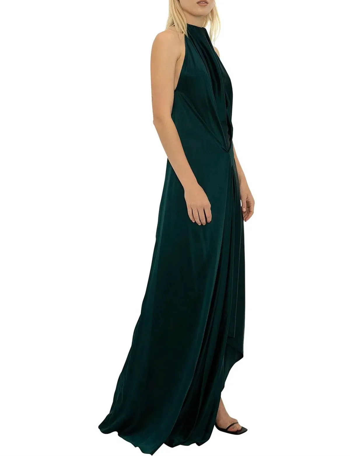 Bianca Spender Isabella Silk Gown Green Size 10 - Image 2