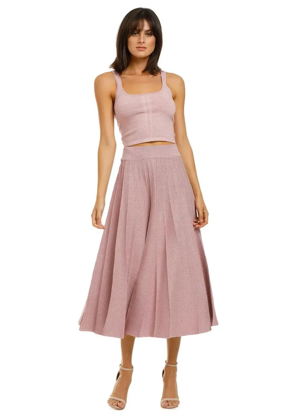 Vestire Sweet As Sugar Top and Skirt Set Pink Size 8 - Image 1