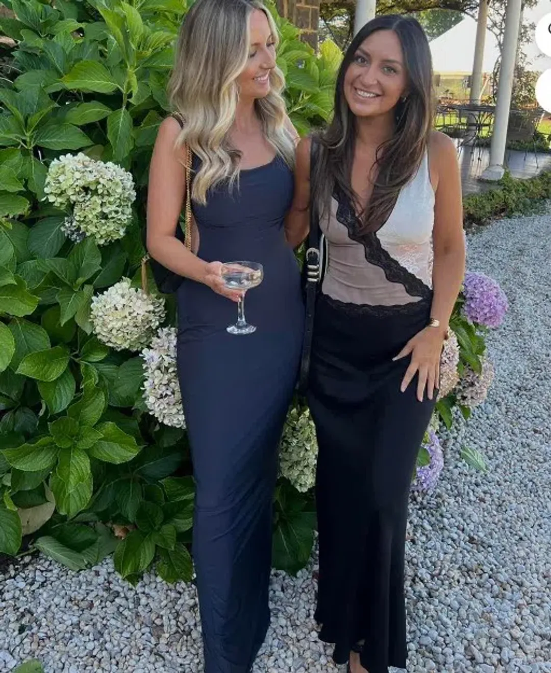 Bec & Bridge Abrielle Lace Maxi Dress Black/Taupe/Ivory Size 10 AU for rent on The Volte - main image