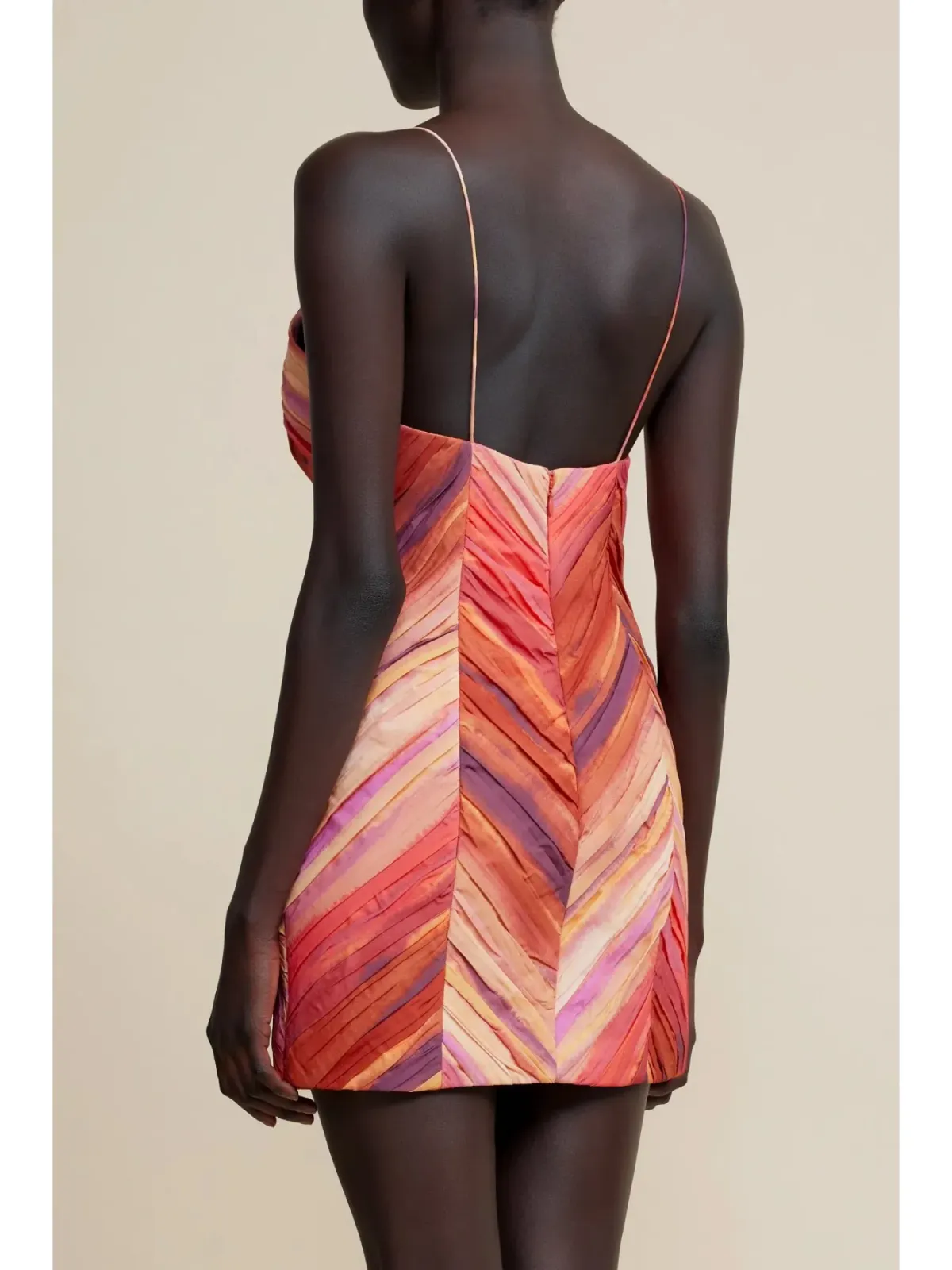 Acler Marley Mini Dress in Watercolour Horizon Size AU 12 - Image 2