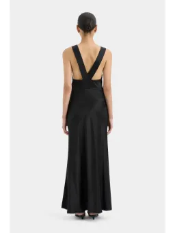 Sir the Label Aries Cut Out Gown in Black Size 1 / AU 8 for rent on The Volte - image 3