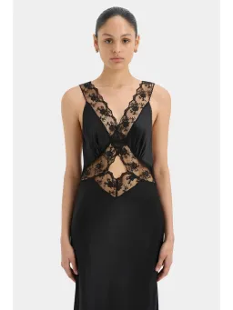 Sir the Label Aries Cut Out Gown in Black Size 1 / AU 8 for rent on The Volte - image 2