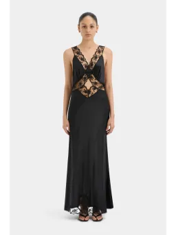 Sir the Label Aries Cut Out Gown in Black Size 1 / AU 8 for rent on The Volte - image 1