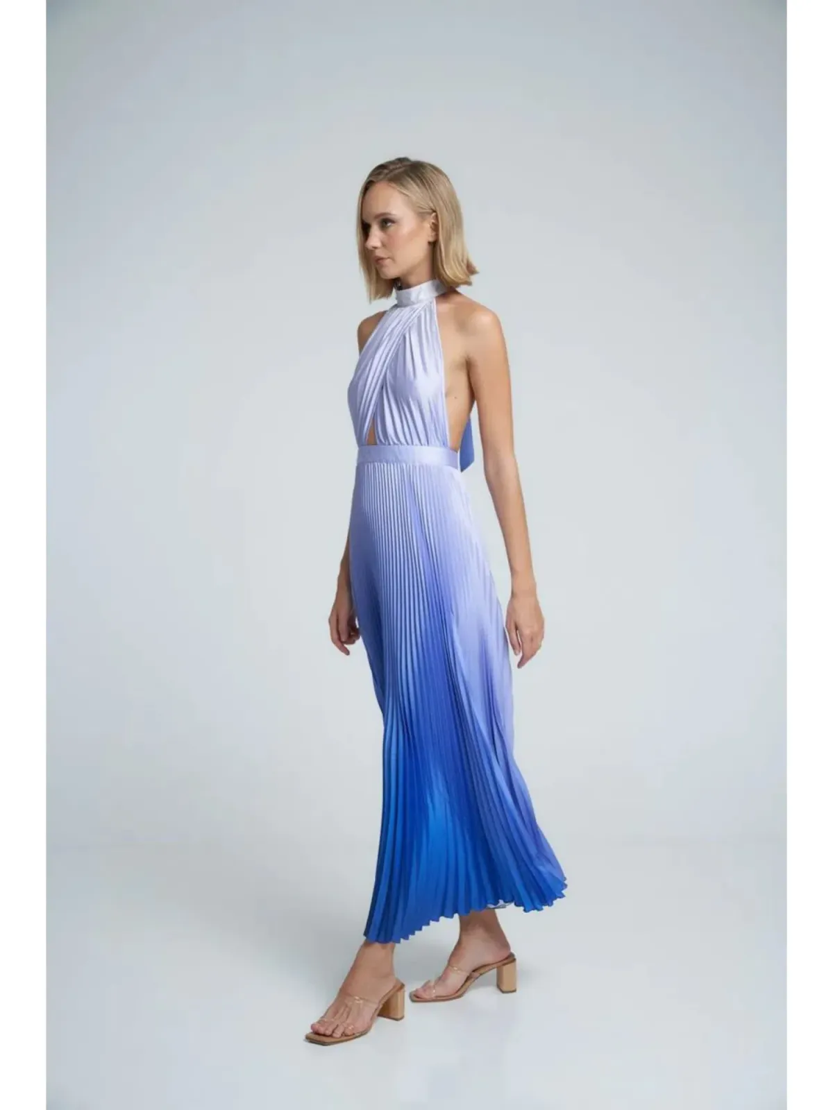 L'Idee Renaissance Gown In Ocean Size AU 10 - Image 2