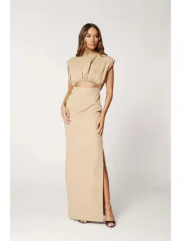 Bianca & Bridgett Nola Dress Nude Size AU 6 for rent on The Volte - image 1