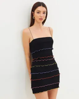 Bec & Bridge La Bamba Mini Dress in Black Size AU 6 for rent on The Volte - image 2