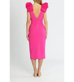 Rebecca Vallance Cupid's Bow Dress Pink Size 8 for rent on The Volte - image 1