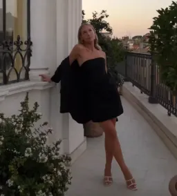 Aje Baret Strapless Mini Dress Black Size 8 for rent on The Volte - image 1