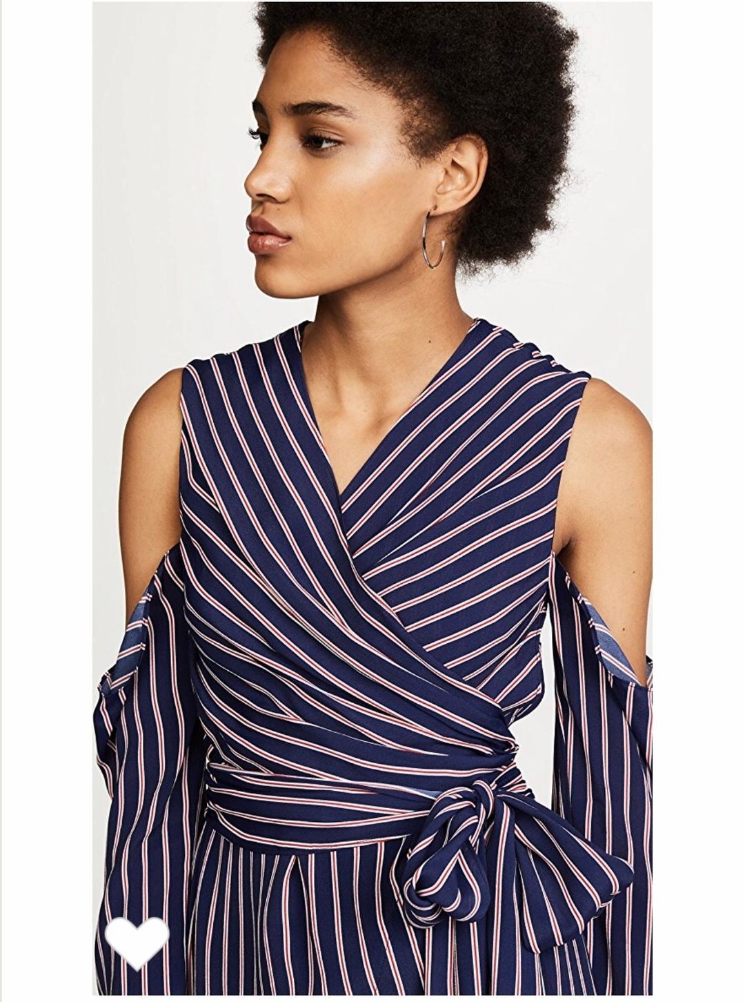 Nicolas Pin Stripe Dress Navy Size 6 for rent on The Volte - main image