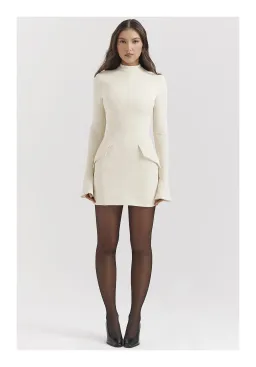 House of CB Mihalia Dress Cream Size XS/ AU 6 for rent on The Volte - image 1