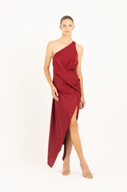 One Fell Swoop Philly Dress Black Cherry Size 8 for rent on The Volte - image 1