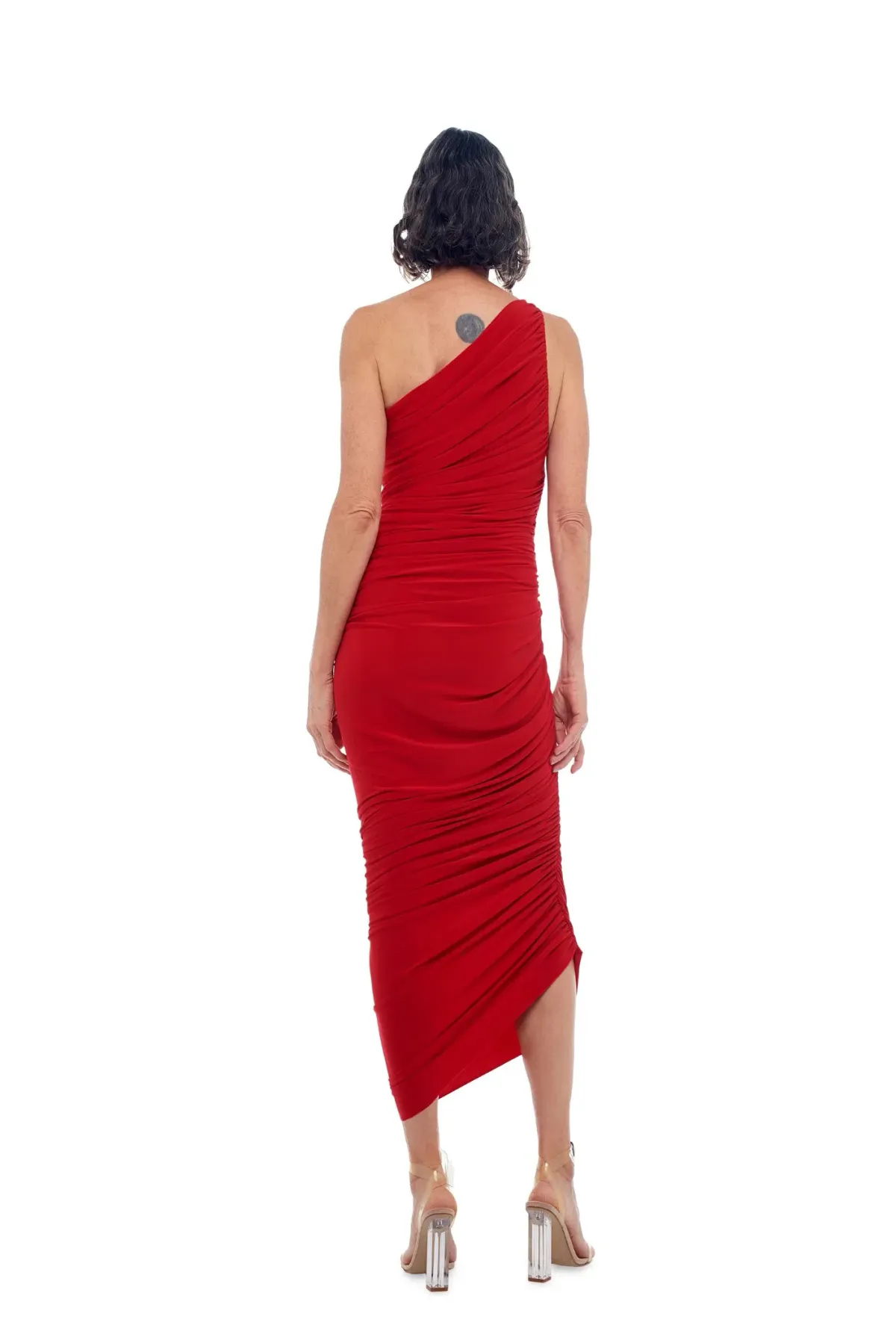 Norma Kamali Diana Gown Red Size 8 - Image 2