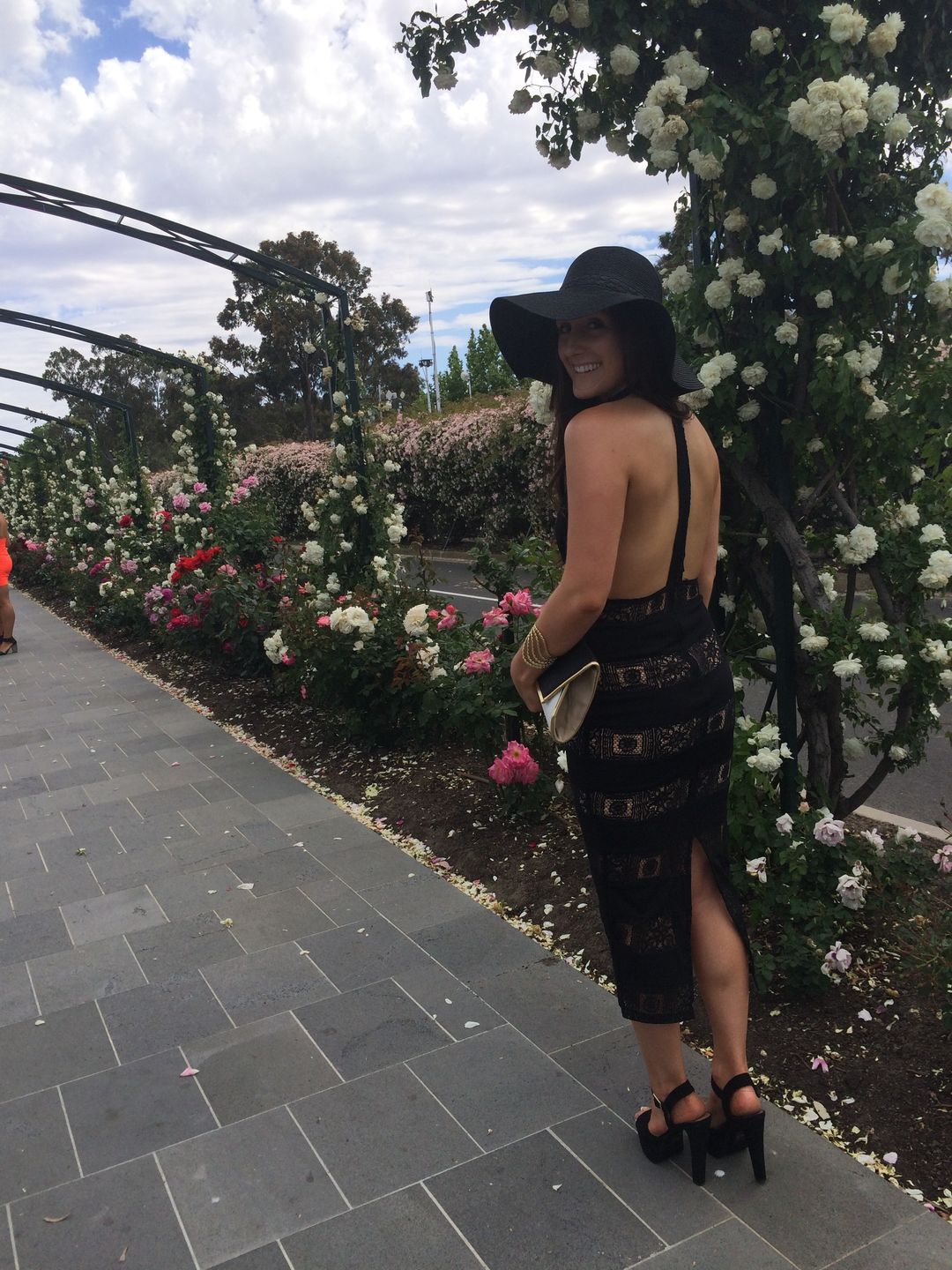 MISHA Portia Black Dress Size 8 for rent on The Volte - main image