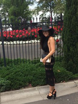 MISHA Portia Black Dress Size 8 for rent on The Volte - image 3