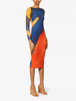 Farai London Alamea Midi Dress Multi Size M / AU 10 for rent on The Volte - image 1