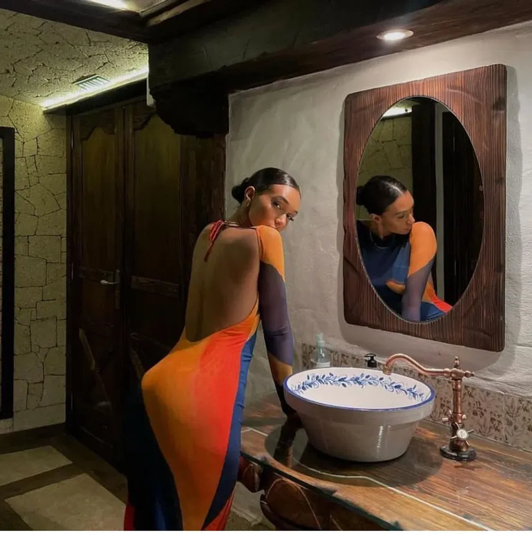 Farai London Alamea Midi Dress Multi Size M / AU 10 for rent on The Volte - main image