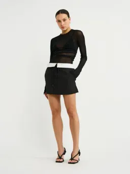 Camilla and Marc Marcello Sheer Top Black Size 10 AU for rent on The Volte - image 1