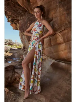 Sonya Moda Nour De La Mer Dress in Print Size AU 14 for rent on The Volte - image 3