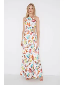 Sonya Moda Nour De La Mer Dress in Print Size AU 14 for rent on The Volte - image 1
