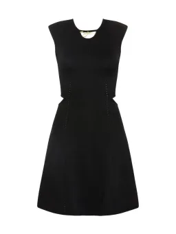 Aje Lena Knit Cut-out Dress in Black Size AU 14 for rent on The Volte - image 5