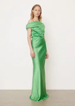 Paris Georgia Davie Dress in Basil Size XS / AU 6 for rent on The Volte - image 1
