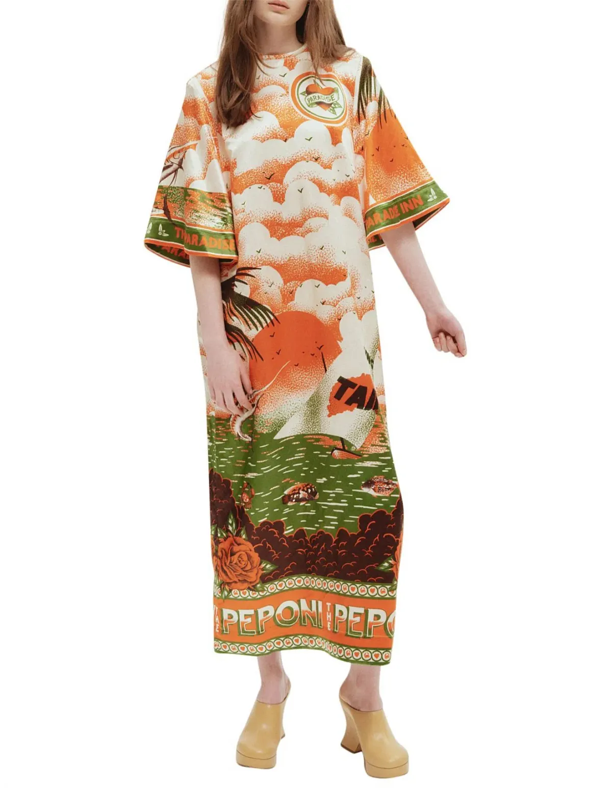 Alemais Bungalow Midi Dress Multi Size 10 - Image 1