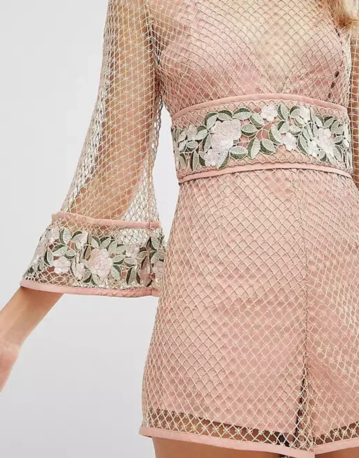 Alice McCall All Eyes On You Playsuit Antique Rose Size 4 - Image 3