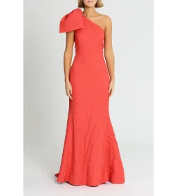 Rebecca Vallance Francesca Gown Coral Size 14 for rent on The Volte - image 1