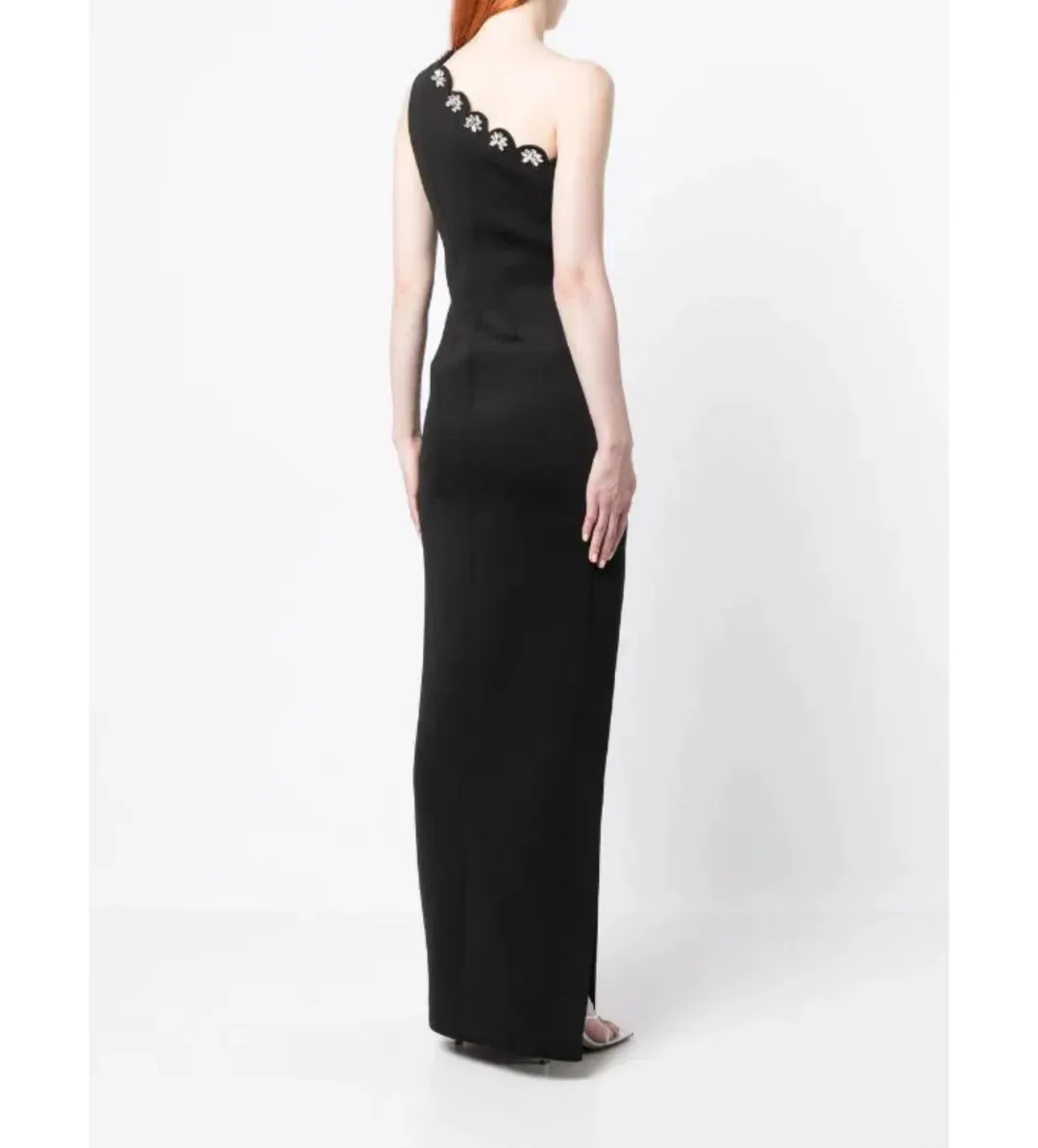 Rachel Gilbert Stella Floor Length Gown Black Size 10 for rent on The Volte - main image
