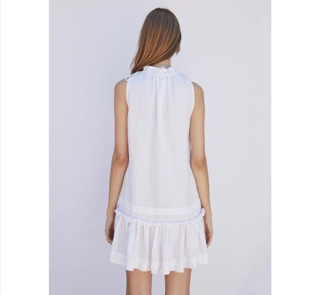 Rodeo Show Ceci Mia Mini Dress White Size 4 for rent on The Volte - main image