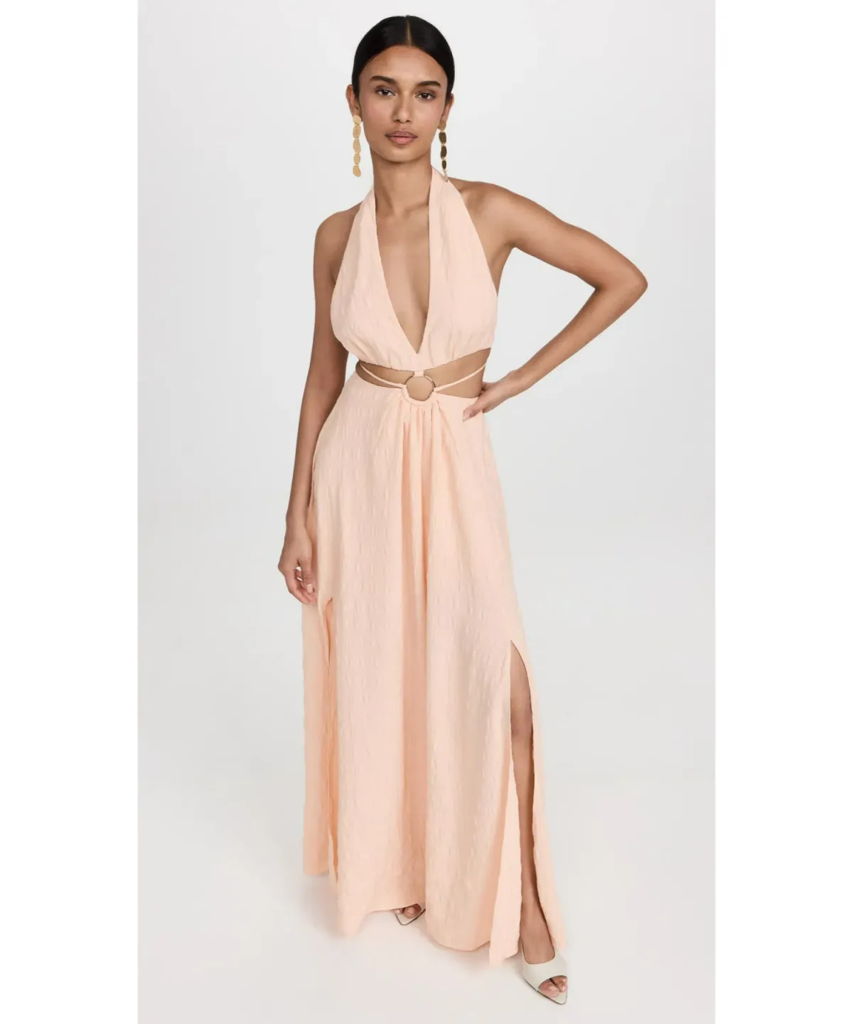Significant Other Ava Maxi Dress Peach Size AU 10 - Image 3
