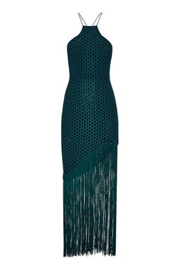 Sheike Memphis Fringe Dress Green Size 6 for rent on The Volte - image 2