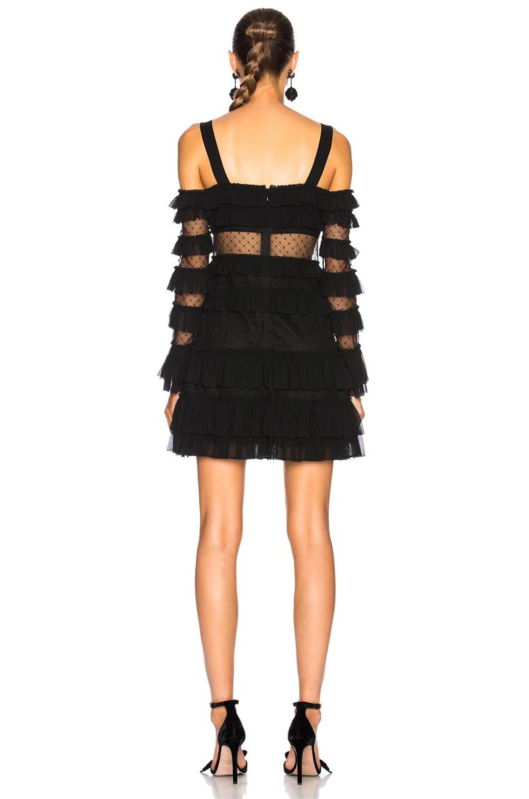 Alexis Brandi Mini Dress Black Size 6 for rent on The Volte - main image
