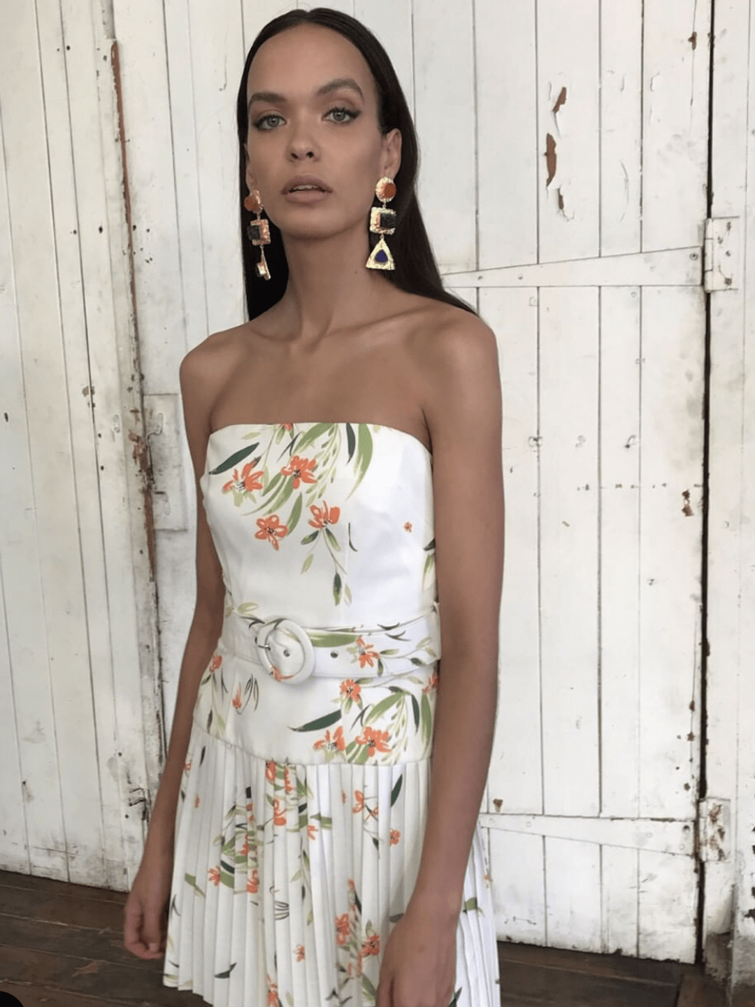 By Johnny - White Jungle Tennis Dress 6 for rent on The Volte - main image