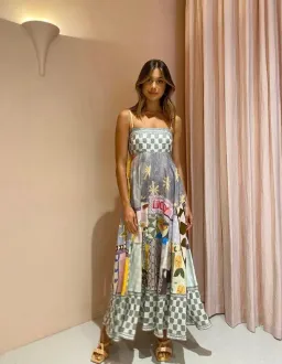 Alemais Emma Gale Sundress In Multi Size 8 for rent on The Volte - image 2