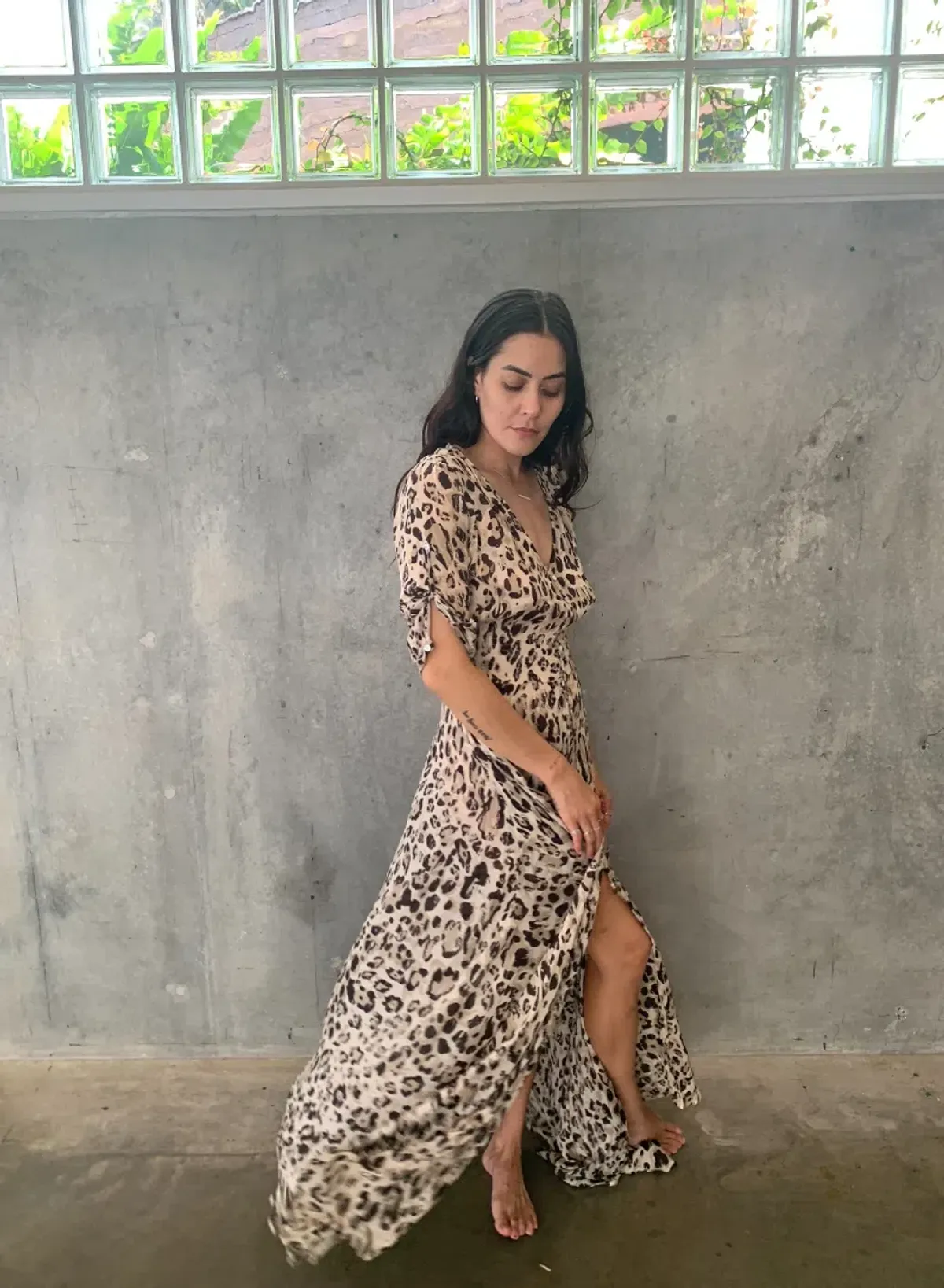 Spell Wild Ones Gown Animal Print Size M/AU 10 - Image 4