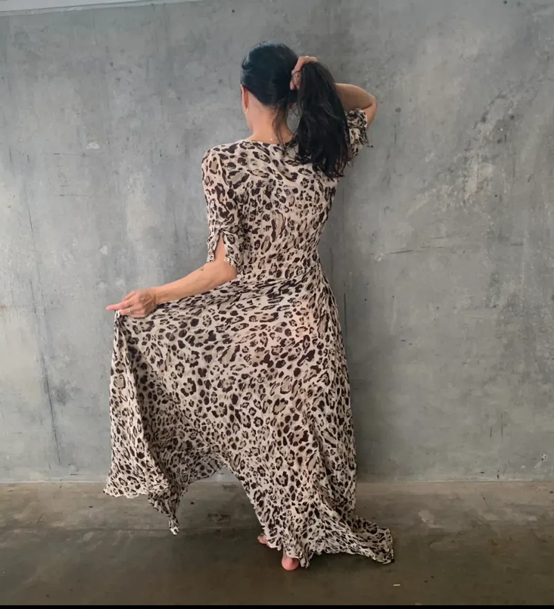 Spell Wild Ones Gown Animal Print Size M/AU 10 for rent on The Volte - main image