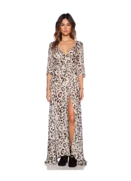 Spell Wild Ones Gown Animal Print Size M/AU 10 for rent on The Volte - image 1