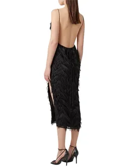 Camilla and Marc Farrah Fringed Dress Black Size 14 (Fits a 10) for rent on The Volte - image 6