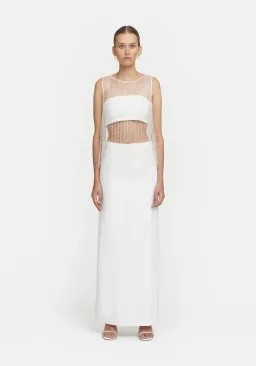 Viktoria & Woods Gravity Top Beaded White/Clear Size M/ AU 10 for rent on The Volte - image 1